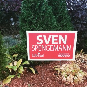 spengemann election lawn sign