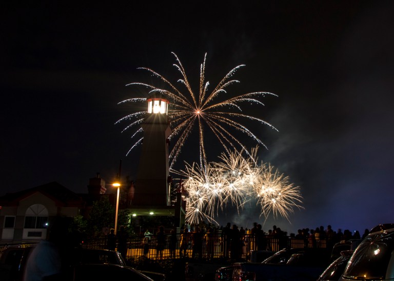 Fireworks are set for 10:10 p.m. on Canada Day in Port Credit. (Photo: Port Credit BIA)
