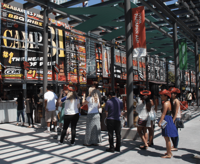 The smell of BBQ is taking over downtown Mississauga as Ribfest runs July 14-17, 2016. (Photo: Amacon Mississauga Rotary Ribfest)