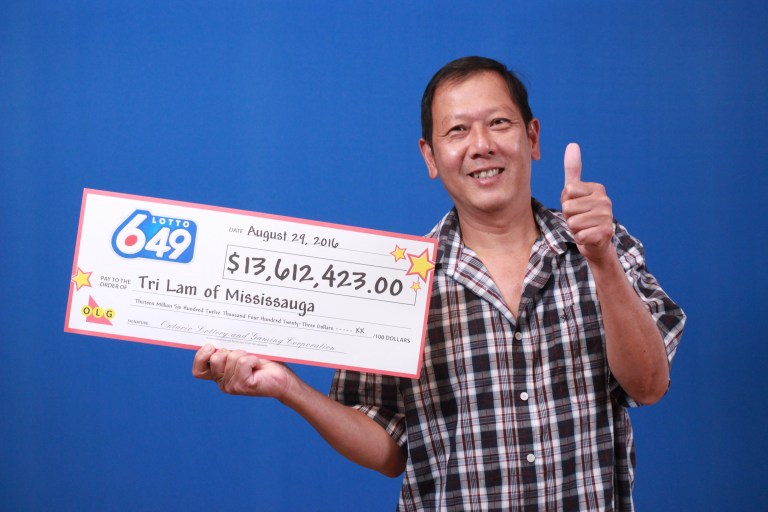  Tri Lam of Mississauga walked out of the OLG Prize Centre in Toronto a big winner. (Photo: OLG)