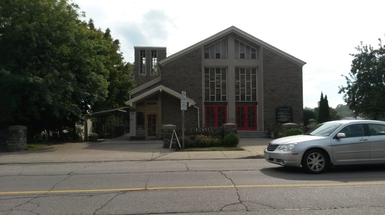 Parking now comes with a cost on Stavebank Rd. in Port Credit. (Photo: Kelly Roche/QEW South Post)