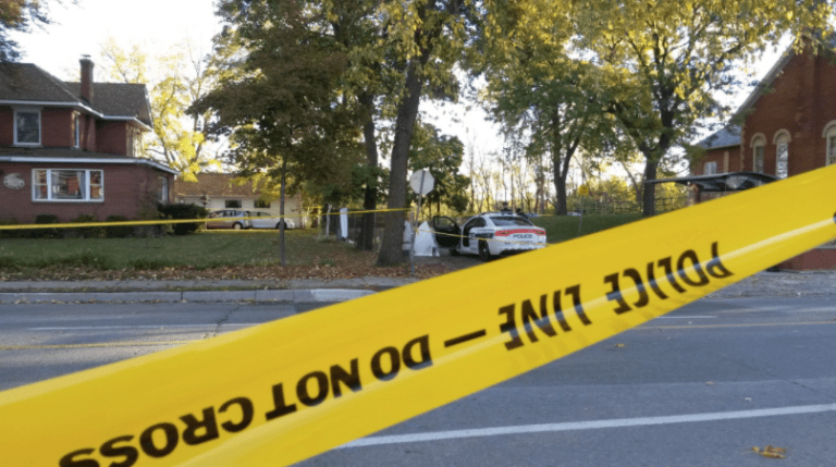 A man is dead following a Streetsville shooting on Saturday, Oct. 22, 2016. (Photo: Kelly Roche/QEW South Post)