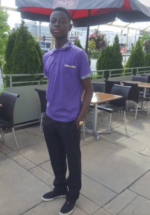 William Osei Jr., 17, of Mississauga is seen in this Peel Police handout. 