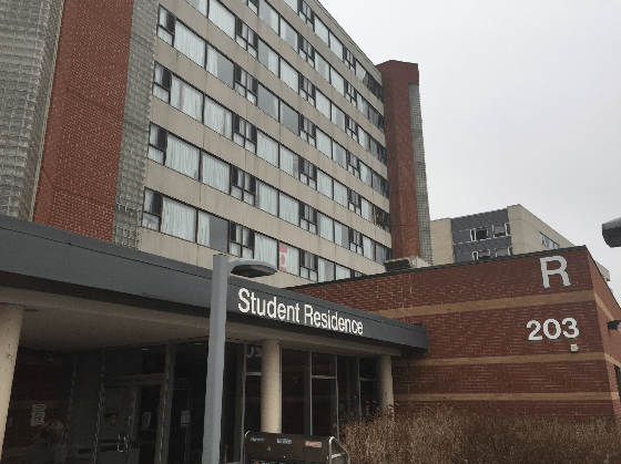 2017-01-20-humber-college-food-poisoning-dorm-exterior